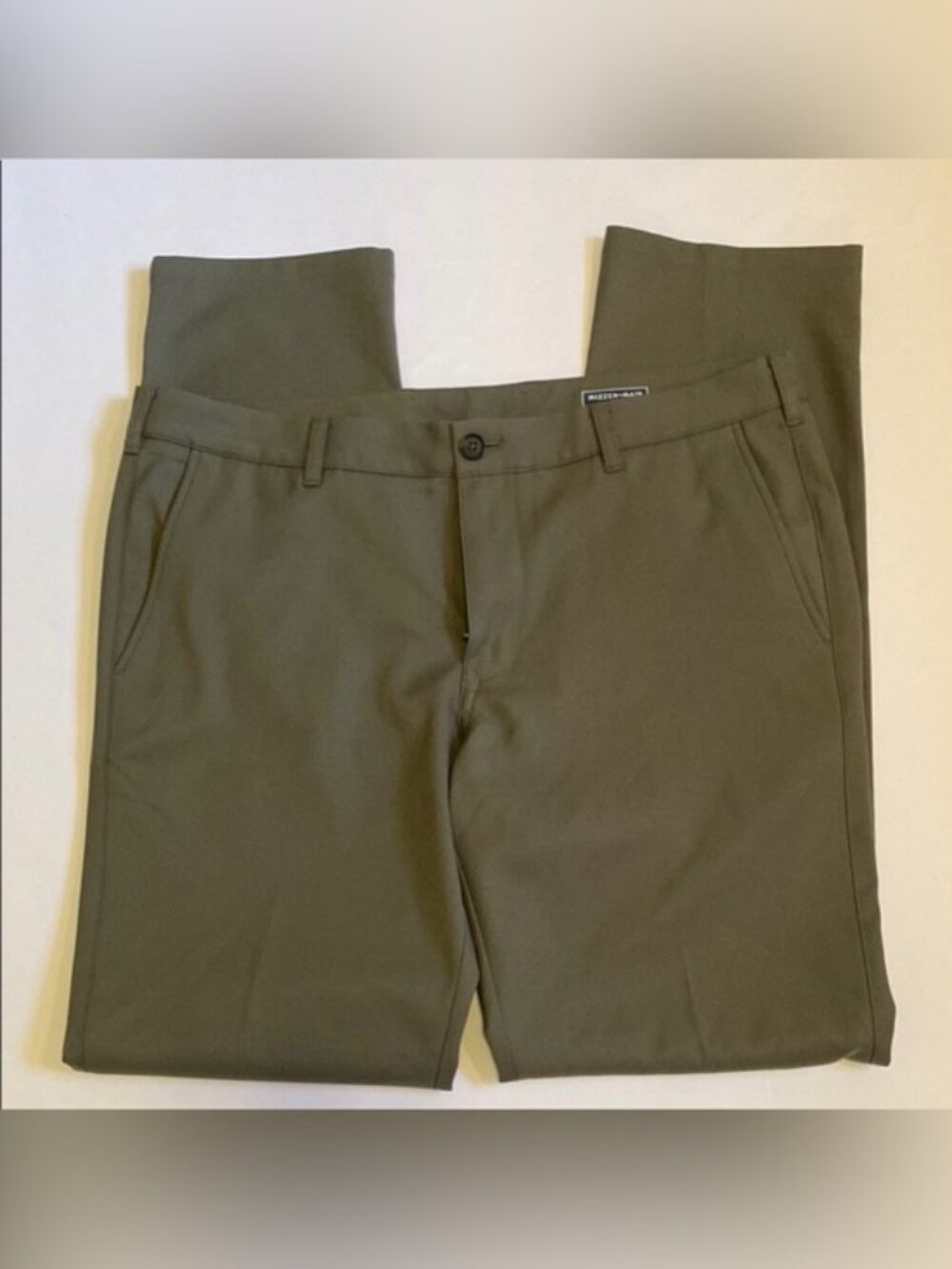 Mizzen Main Men’s Pants Baron Chino Trim Fit Performance Golf Pants size 36